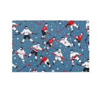 1000 Piece Jigsaw Puzzle for Adults,Ice Hockey Pattern, Puzzles with Letters on Back, Challenging Puzzle for Game Night Home Décor, 19.7 x 29.5