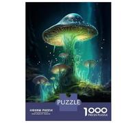 1000 Piece Jigsaw Puzzle for Adults Illuminated Fungal Forest Jigsaw for Adults Relaxing Games Stress Reliever Birthday And Unique Gifts 38x26cm/1000pcs