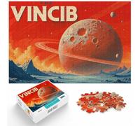 1000 Piece Jigsaw Puzzle for Adults, Invincible Planet Saturn Poster