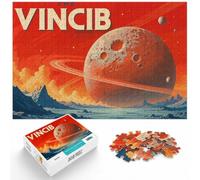 1000 Piece Jigsaw Puzzle for Adults, Invincible Planet Saturn Poster
