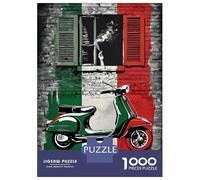 1000 Piece Jigsaw Puzzle for Adults, Italian Art Artwork, Challenging Brain Teaser, Festive Season Fun, Durable Puzzle Pieces, 70x50cm/1000pcs