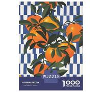 1000 Piece Jigsaw Puzzle for Adults Italian Watercolor Oranges Jigsaw Toy Wall Decor Difficult Hard Unique Gifts for Birthday And Christmas 38x26cm/1000pcs