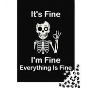 1000 Piece Jigsaw Puzzle for Adults, Its Fine Skeleton Funny, 38x26cm/1000pcs, Thoughtful Gift Idea, Screen-Free Leisure And Quiet Weekends