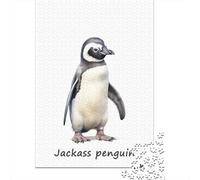 1000-Piece Jigsaw Puzzle for Adults, Jackass Penguin Safari, 38x26cm/1000pcs, Shared Puzzle Activity, Quiet Home Time And Friends And Family