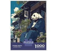 1000 Piece Jigsaw Puzzle for Adults Japanese Panda Bear Anime Puzzles for Adults Relaxing Games Pattern Assembly for Is Ideal As A Gift 70x50cm/1000pcs