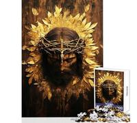 1000 Piece Jigsaw Puzzle for Adults Jesus Christ Crown Of Thorns Educational Games For Family Fun Toy Wall Decor Enhance Love between Couples (50x75cm)
