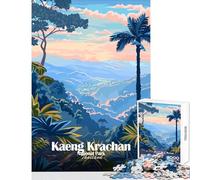 1000 Piece Jigsaw Puzzle for Adults Kaeng Krachan National Park Thailand Poster Fun Interactive Family Experience Wonderful Holiday Giftsing Choice (38x52cm)