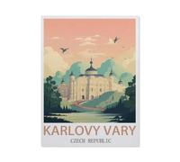 1000 Piece Jigsaw Puzzle for Adults,Karlovy Vary Czech Republic,Paper Puzzle - for Adults Teens Educational Toys Gifts(50x70cm)-EO98