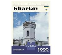 1000 Piece Jigsaw Puzzle for Adults Kharkiv Ukraine Travel Art Jigsaw Puzzle Toy Wall Decor Wall Decoration Difficult And Challenge 38x26cm/1000pcs