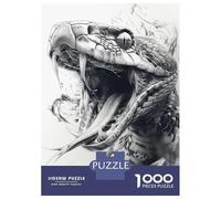 1000 Piece Jigsaw Puzzle for Adults King Cobra Puzzles for Adults Relaxing Games Pattern Assembly for Is Ideal As A Gift 38x26cm/1000pcs