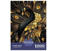 1000 Piece Jigsaw Puzzle for Adults Kintsugi Peacock Teenager Puzzles Relaxing Games Enhance Memory Unique Gifts for Birthday And Christmas 38x26cm/1000pcs