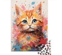 1000 Piece Jigsaw Puzzle for Adults, Kitty No2, 52x38cm/1000pcs, Indoor Family Activity, Relaxing Evenings And Time Together