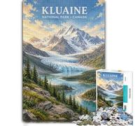 1000 Piece Jigsaw Puzzle for Adults, Kluane National Park Canada Landscape | As a Christmas gift idea, this adult jigsaw puzzle with 1000 pieces brings a classic 1000-piece puzzle to winter leisure.
