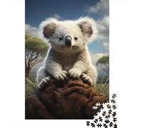1000 Piece Jigsaw Puzzle for Adults Koala on A Tree Branch Jigsaw for Adults Hands-on Game Improve Memory Birthday And Unique Gifts 38x26cm/1000pcs