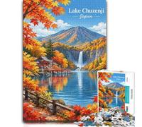 1000 Piece Jigsaw Puzzle for Adults, Lake Chuzenji Japan Autumn Landscape | For holiday gatherings and quieter moments, this adult jigsaw puzzle with 1000 pieces suits calm, screen-free leisure.