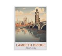 1000 Piece Jigsaw Puzzle for Adults,Lambeth Bridge London,Paper Puzzle - for Adults Teens Educational Toys Gifts(50x70cm)-GT99