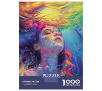 1000 Piece Jigsaw Puzzle for Adults Liquid Dreams Jigsaw for Adults Relaxing Games Stress Reliever Birthday And Unique Gifts 38x26cm/1000pcs