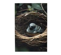 1000 Piece Jigsaw Puzzle for Adults,Little Bird nest, Puzzles with Letters on Back, Challenging Puzzle for Game Night Home Décor, 19.7 x 29.5