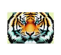 1000 Piece Jigsaw Puzzle for Adults,Little Fat Tiger Head, Puzzles with Letters on Back, Challenging Puzzle for Game Night Home Décor, 19.7 x 29.5
