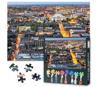 1000 Piece Jigsaw Puzzle for Adults Liverpool Cityscape, 50x70cm Intricate Details Mindful Evening Activity, Metropolitan Cathedral View Puzzles Artwork Puzzles