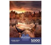 1000 Piece Jigsaw Puzzle for Adults Long Lonesome Ride Teenager Puzzles Toy Wall Decor Presents for Women Unique Gifts for Birthday And Christmas 52x38cm/1000pcs
