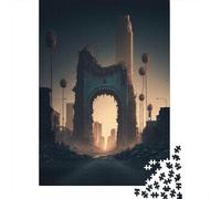1000 Piece Jigsaw Puzzle for Adults, Los Angeles, 52x38cm/1000pcs, Winter Indoor Activity, Quiet Evening Leisure And Time at Home