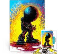 1000 Piece Jigsaw Puzzle for Adults Lost in the Abyss 鈥-Surreal Expressionist Art Hands-on-Spiel tolles Geschenk38x26cm