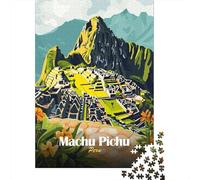 1000-Piece Jigsaw Puzzle for Adults, Machu Picchu Peru, 38x26cm/1000pcs, Screen-Free Winter Activity, Weekend Downtime And Time at Home