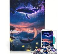 1000 Piece Jigsaw Puzzle for Adults Magic Waterfall In The Sky Educational Games Analysis And Logic Unique Challenge Game 50x75cm