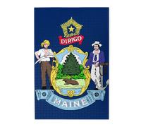 1000 Piece Jigsaw Puzzle for Adults,Maine State Flag, Puzzles with Letters on Back, Challenging Puzzle for Game Night Home Décor, 19.7 x 29.5