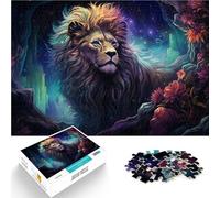 1000 Piece Jigsaw Puzzle for Adults Majestic Lion Spielzeug für die ganze Familie Geschenke für Freunde und Familie75x50cm