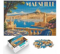 1000 Piece Jigsaw Puzzle for Adults, Marseille Travel | For adults who enjoy puzzles over the holidays, this adult jigsaw puzzle with 1000 pieces suits quiet days around New Year.