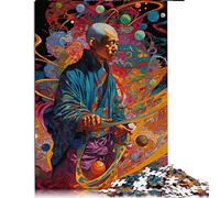 1000 Piece Jigsaw Puzzle for Adults Master of chi Puzzle for Adults Cardboard puzzles Good Gift for Adults Kids （Size 26x38cm）