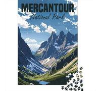 1000 Piece Jigsaw Puzzle for Adults, Mercantour National Park, 70x50cm/1000pcs, Winter Indoor Activity, Home Relaxation And Cosy Evenings