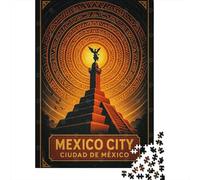 1000 Piece Jigsaw Puzzle for Adults, Mexico City Travel, 70x50cm/1000pcs, Shared Puzzle Activity, Quiet Home Time And Weekend Downtime
