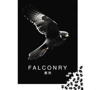 1000 Piece Jigsaw Puzzle for Adults, Minimalist Takagari Falcon, 38x26cm/1000pcs, Shared Puzzle Activity, Weekend Leisure And Friends And Family
