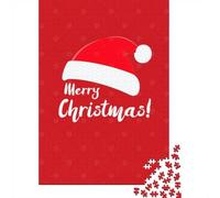 1000-Piece Jigsaw Puzzle for Adults, Minimalistic Wallpaper Merry Christmas, 38x26cm/1000pcs, Gift for Puzzle Lovers, Family Activity And Couples And Families