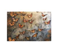 1000 Piece Jigsaw Puzzle for Adults,Monarch Butterflies, Puzzles with Letters on Back, Challenging Puzzle for Game Night Home Décor, 19.7 x 29.5