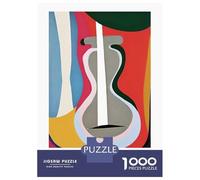 1000 Piece Jigsaw Puzzle for Adults, Montreal Jazz Festival Artwork, Challenging Brain Teaser, Holiday Family Game, Premium Puzzle Pieces, 38x26cm/1000pcs