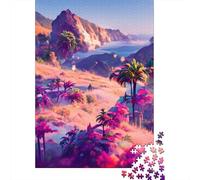 1000 Piece Jigsaw Puzzle for Adults Morning Walk Puzzles 1000 Pieces Wooden Board Jigsaw- Relax Puzzles Games-Brain Teaser Puzzle 1000pcs (75x50cm)