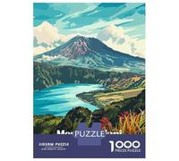 1000 Piece Jigsaw Puzzle for Adults Mount Rinjani National Park Jigsaw Toy Wall Decor Difficult Hard Unique Gifts for Birthday And Christmas 70x50cm/1000pcs