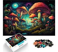 1000 Piece Jigsaw Puzzle for Adults Mysterious mushrooms Brain Teaser Puzzle 26x38cm deal as gifts for the whole family