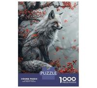 1000 Piece Jigsaw Puzzle for Adults Mystic Kitsune Fox Adult Jigsaw Puzzle Relaxing Games Staycation Kill Time Difficult And Challenge 52x38cm/1000pcs