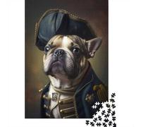 1000 Piece Jigsaw Puzzle for Adults, Napoleon French Bulldog