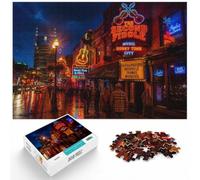 1000 Piece Jigsaw Puzzle for Adults, Nashville Tennessee Travel Art