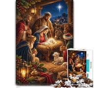 1000 Piece Jigsaw Puzzle for Adults, Nativity Scene Three Wise Men | For a thoughtful indoor hobby: Adult jigsaw puzzle with 1000 pieces suits patient puzzle fans.