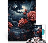 1000 piece jigsaw puzzle for adults “night view ” Made of wood,for age 14 years and over Assembling the model Christmas Birthday Gifts 。size:50x75cm/14.96x20.47inch
