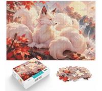 1000 Piece Jigsaw Puzzle for Adults, Nine Tailed Fox Autumn Landscape | For quiet Christmas days: Adult jigsaw puzzle with 1000 pieces; for quieter moments across Christmas and New Year.