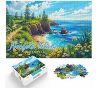 1000 Piece Jigsaw Puzzle for Adults, Norfolk Island Landscape | For solo puzzling or shared family time: Adult jigsaw puzzle with 1000 pieces works well for longer puzzle sessions.