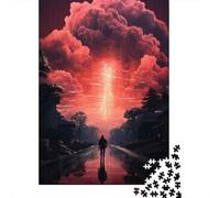 1000-Piece Jigsaw Puzzle for Adults, Nuclear Mushroom Cloud, 70x50cm/1000pcs, Winter Indoor Activity, Weekend Downtime And Time at Home